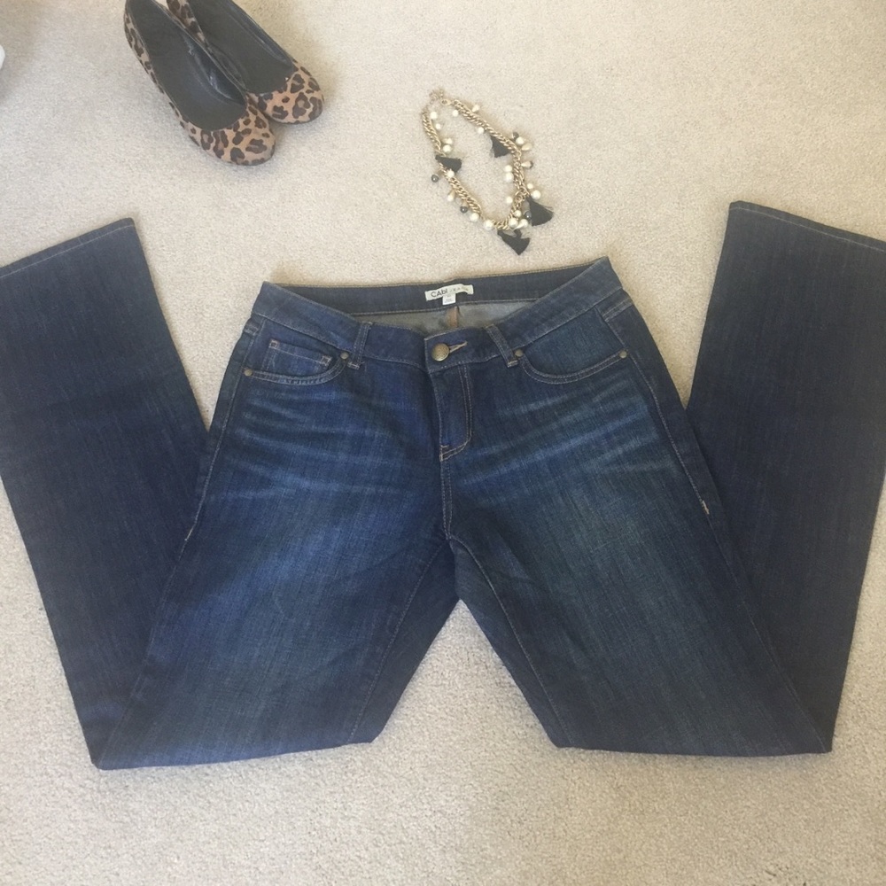 CAbi Slim Baby Boot Cut Jean NWOT